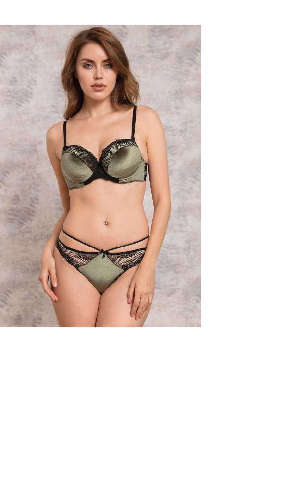 ANIL 4736 Sütyen,Slip Takım VİŞNE