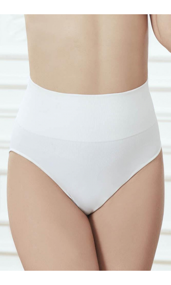Anıl Bayan Dikişsiz Slip Korse BEYAZ