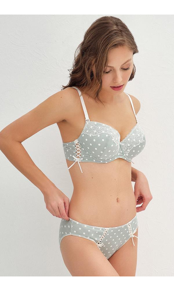 Anıl Bayan Sütyen ve Slip Takım YEŞİL