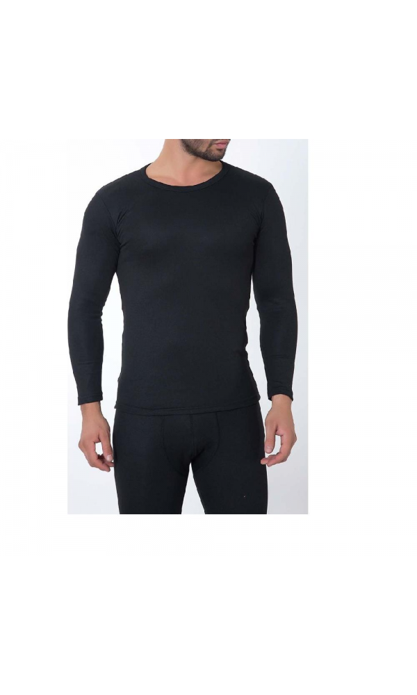 ANIL Erkek Termal Uzunkol T-Shirt SİYAH