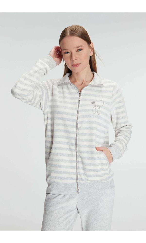 Anıl MAN11326 Kadın Sweatshirt ve Pantolon Takım PEMBE