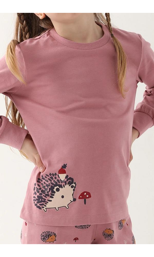 ARNETTA 2610-2 KIZ UZUN KOL TAKIM ROSE