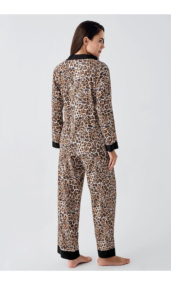 ARTIŞ 22107  LEOPAR  PİJAMA TAKIMI LEOPAR