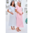 BAHA 4325 YARIM KOL LOHUSA GECELİK PEMBE