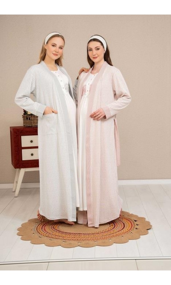 BAHA 4506 SABAHLIK GECELİK TAKIM GRİ