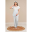 BAHA 4519 YARIM KOL LOHUSA PİJAMA TAKIM MAVİ