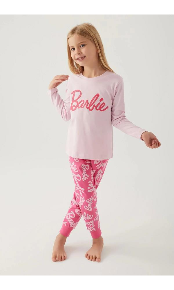 BARBİE L1766-G KIZ ÇOCUK PİJAMA TAKIMI Fuşya