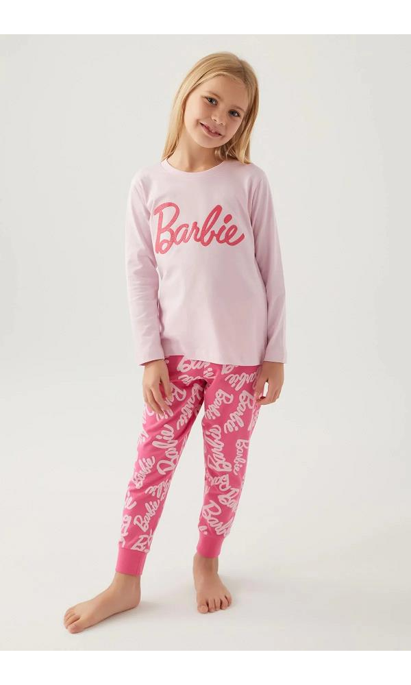 BARBİE L1766-G KIZ ÇOCUK PİJAMA TAKIMI Fuşya