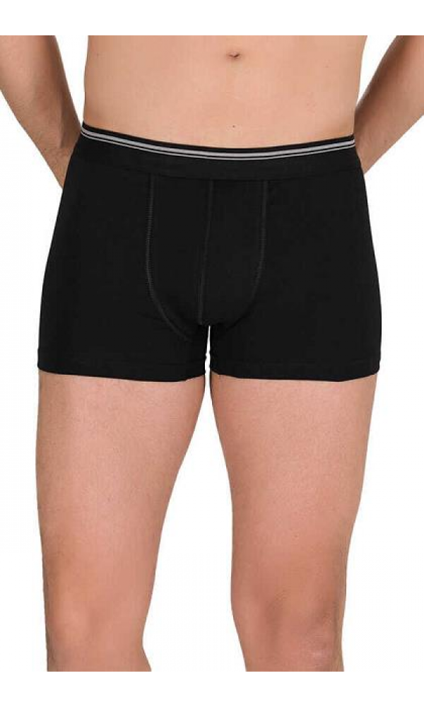 BERRAK 1097 LYCRALI BOXER SHORT SİYAH