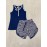 BLUDREAM 8048 ŞORT TAKIM BEYAZ
