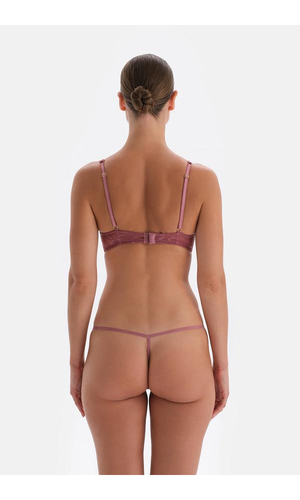 DAGİ 23AW27442GY TÜL DETAYLI STRİNG Gül Kurusu