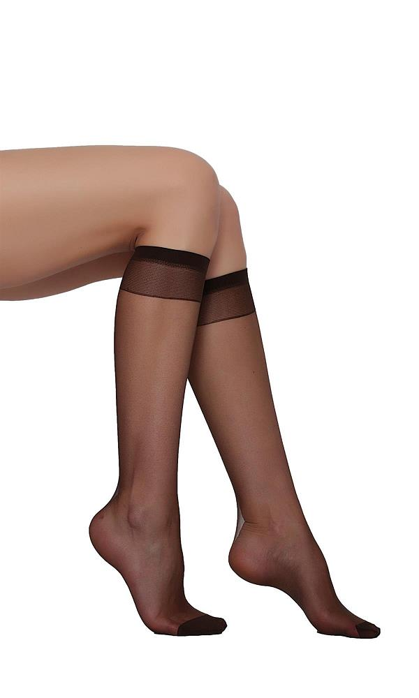 DAY MOD LADY FİTY 15 DİZ ALTI ÇORAP SİYAH