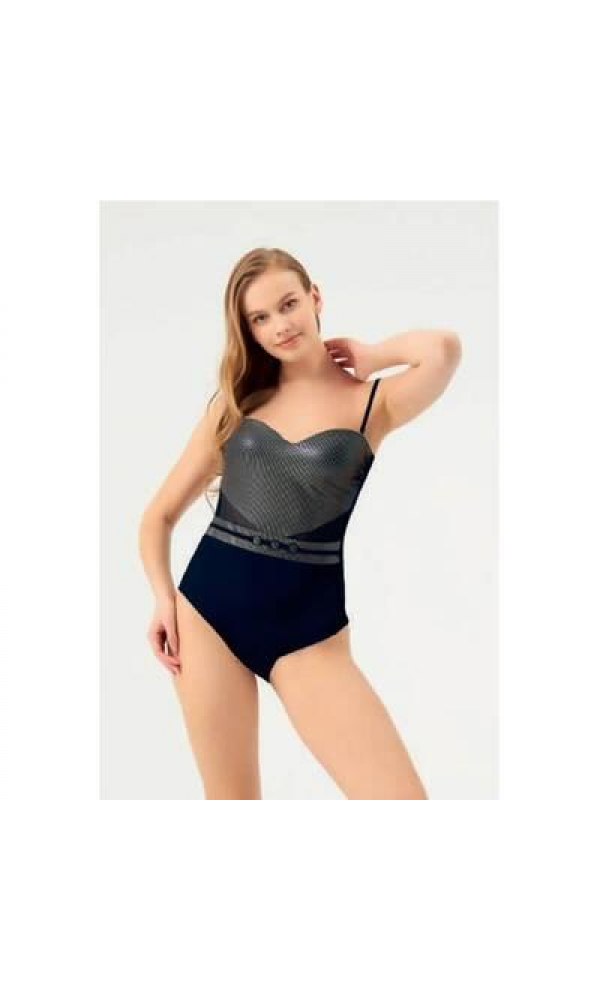 EROS 1223ESMY STRAPLEZ KAPLI MAYO SİYAH