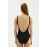 EROS 2649ESMM İNCE ASKILI U YAKA MAYO SİYAH
