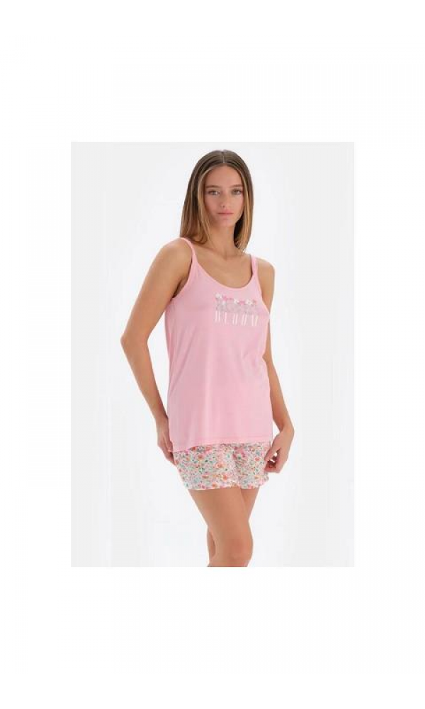 ESK33512 ASKILI ŞORT TK. PEMBE