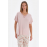 ESK33520 V YAKA KISA KOL PİJAMA TK. PEMBE