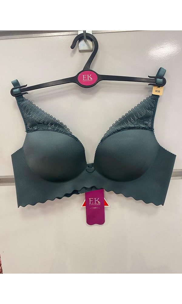F.K 202  LAZER KESİM BOŞ CUP SÜTYEN Mercan