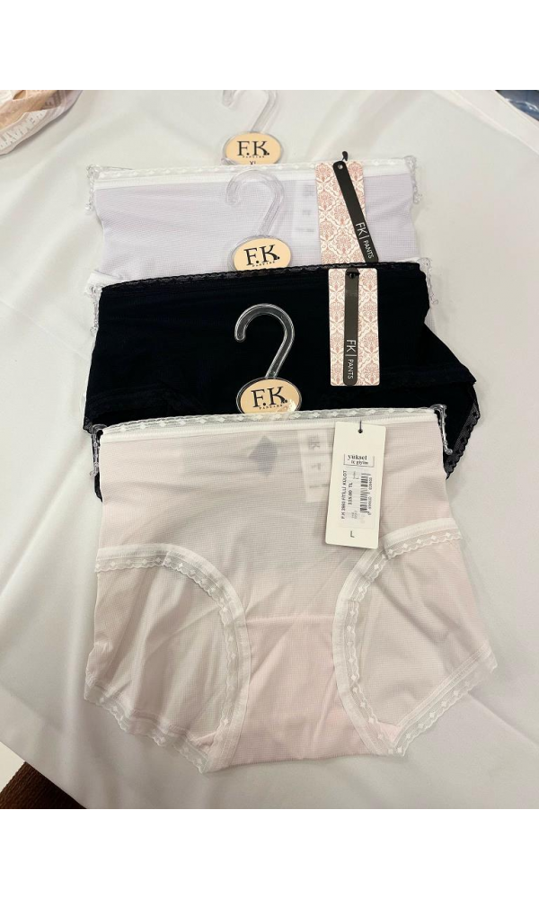 F.K 2863 FİTİLLİ  KÜLOT İNDİGO