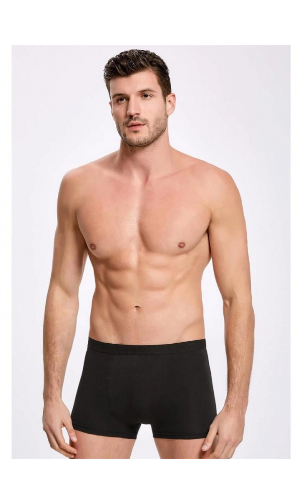 İLKE 007  ERKEK ELASTANL BOXER BEYAZ