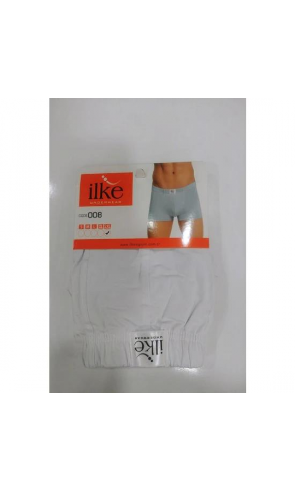 İLKE 008 ERKEK ELASTAN BOXER SİYAH