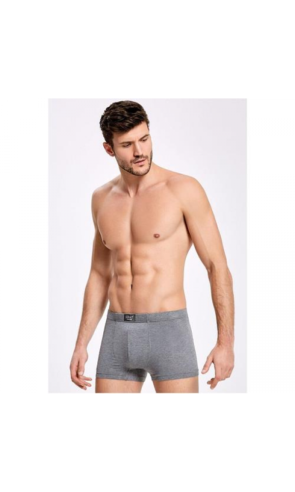 İLKE 008 ERKEK ELASTAN BOXER SİYAH