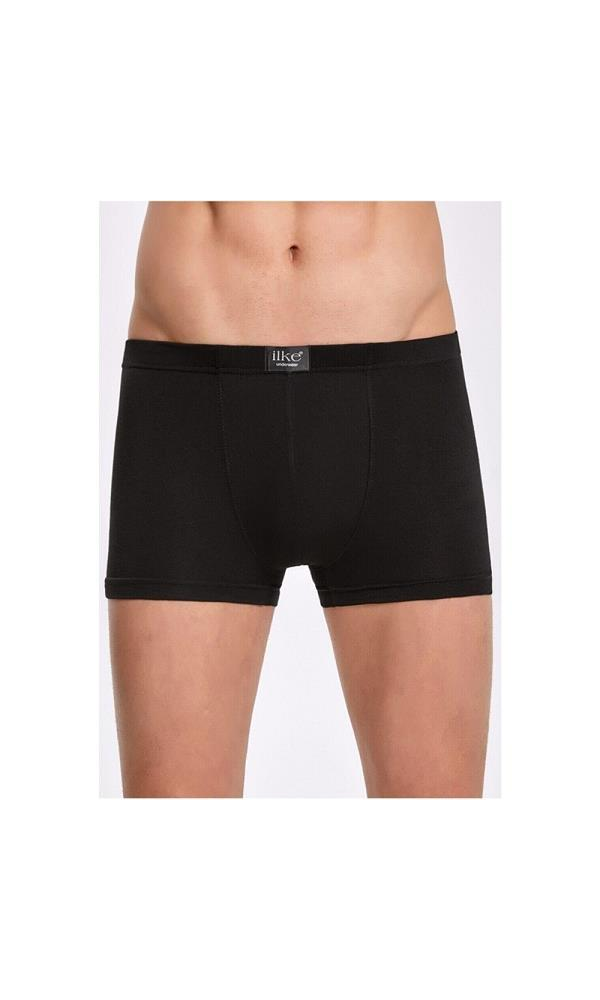 İLKE 008 ERKEK ELASTAN BOXER SİYAH