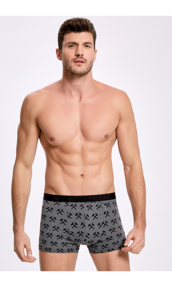İLKE 1601  ERKEK LİCRALI BOXER ASORTİ