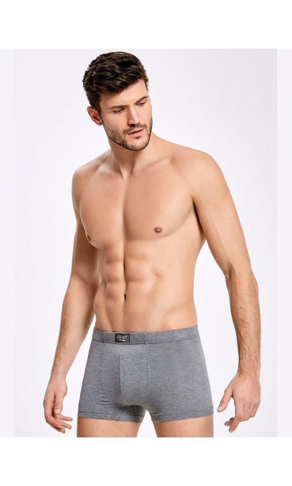 İLKE 1606  ERKEK BAMBU BOXER SİYAH