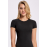 İLKE 2261 O YAKA BAYAN T-SHIRT SİYAH