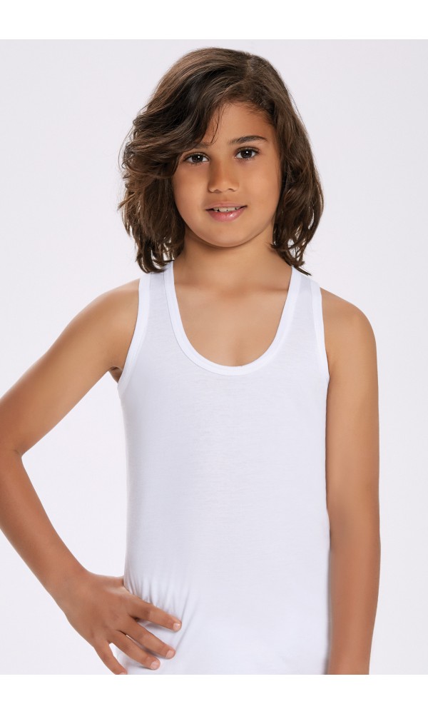 İLKE 3001 ERKEK ÇOCUK ATLET BEYAZ