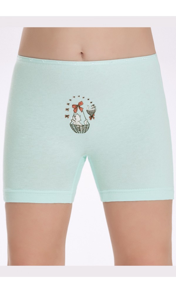 İLKE 350 KIZ ÇOCUK RENKLİ BOXER KARIŞIK