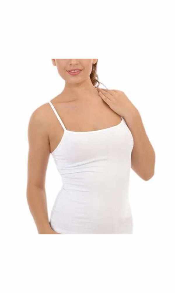 İMER 1237 İP ASKILI MODAL SÜPREM ATLET WHITE