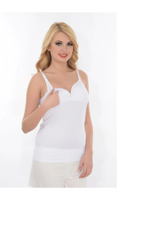 İMER 1288 KAPLI EMZİRME ATLET WHITE