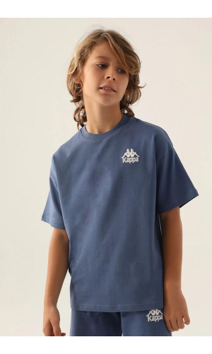 Kappa 331U4XW Erkek Çocuk T-shirt Cobalt