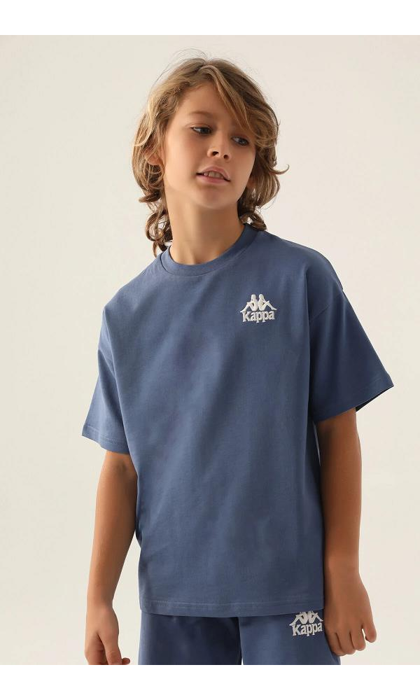Kappa 331U4XW Erkek Çocuk T-shirt Cobalt