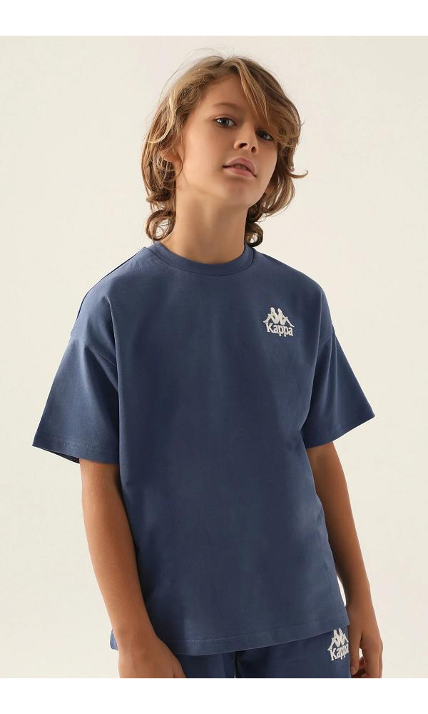 Kappa 331U4XW Erkek Çocuk T-shirt Cobalt