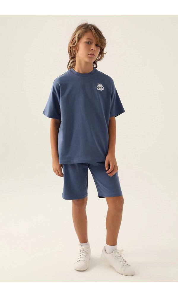 Kappa 331U4XW Erkek Çocuk T-shirt Cobalt