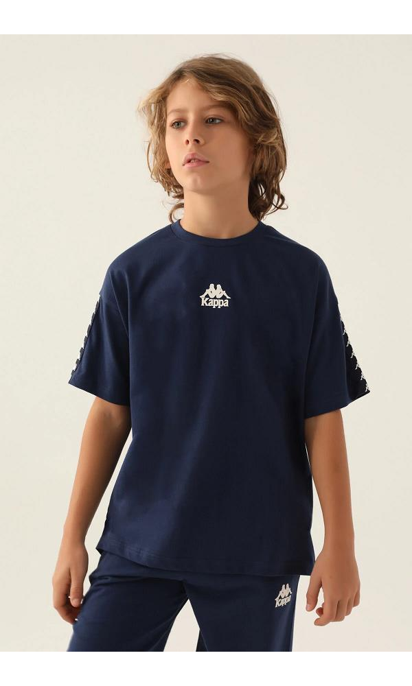 Kappa 331U4ZW Erkek Çocuk T-shirt Cobalt