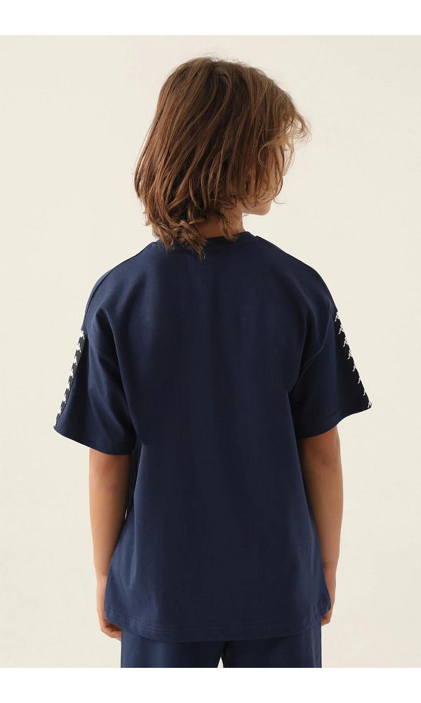 Kappa 331U4ZW Erkek Çocuk T-shirt Cobalt