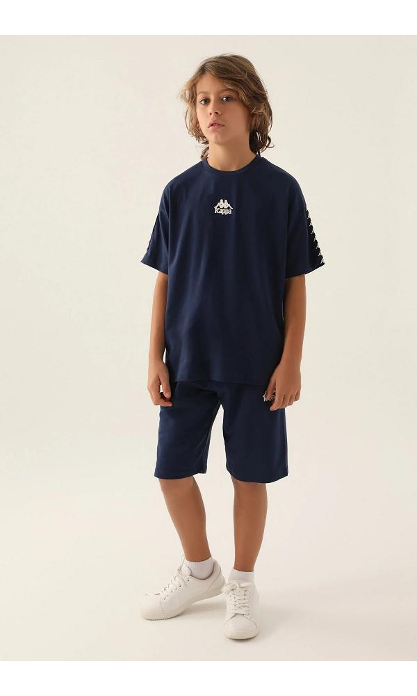 Kappa 331U4ZW Erkek Çocuk T-shirt Cobalt