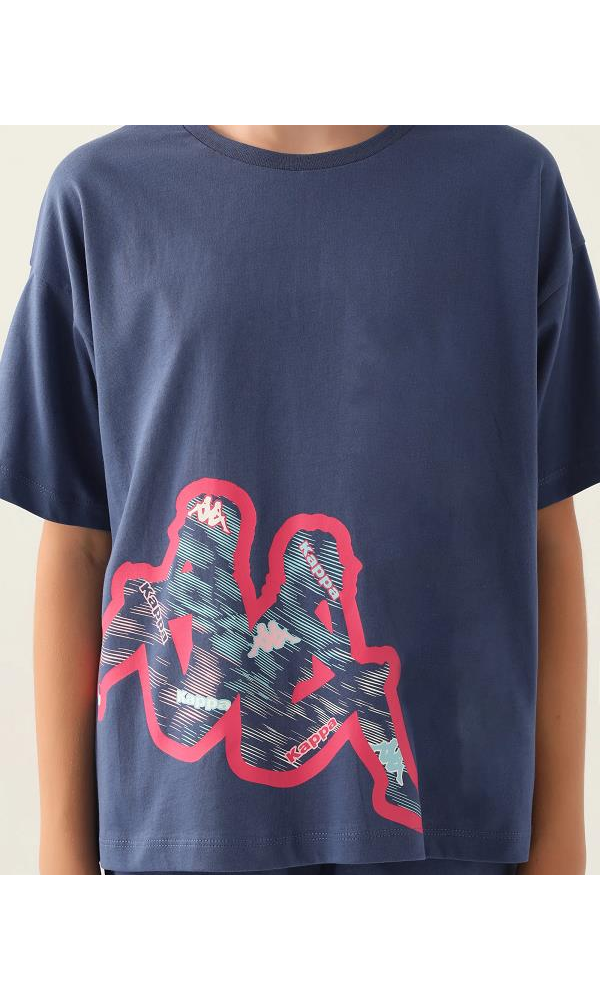 KAPPA 341X14W  KIZ ÇOCUK T-SHIRT LACİVERT