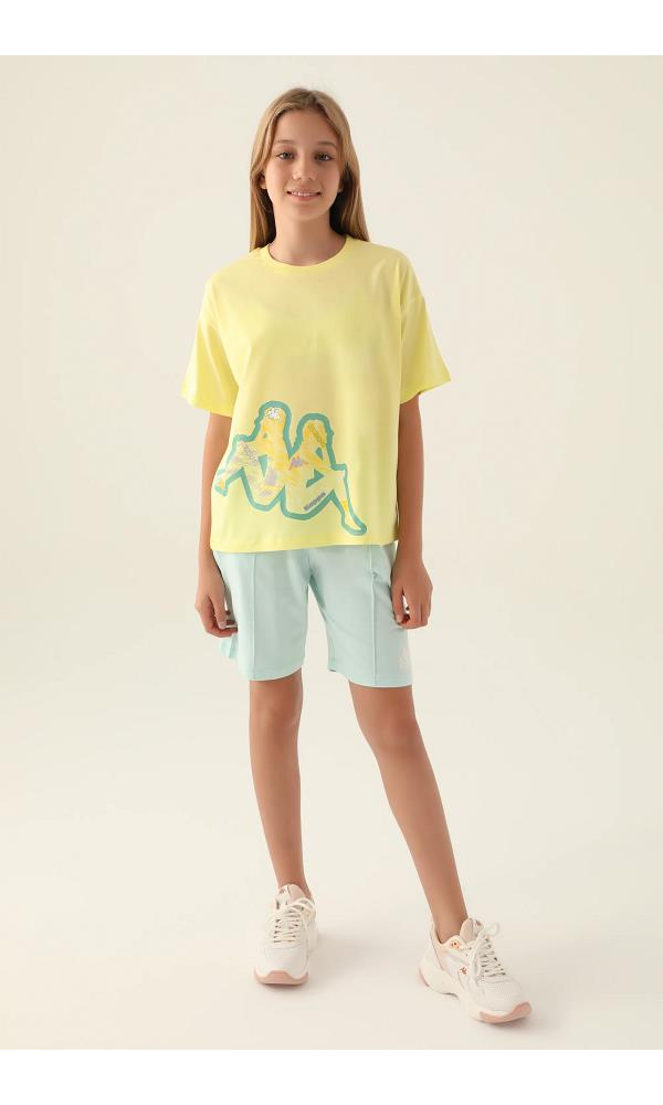 KAPPA 341X14W  KIZ ÇOCUK T-SHIRT LACİVERT