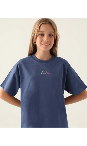KAPPA 351X1HW  KIZ ÇOCUK T-SHIRT MAVİ