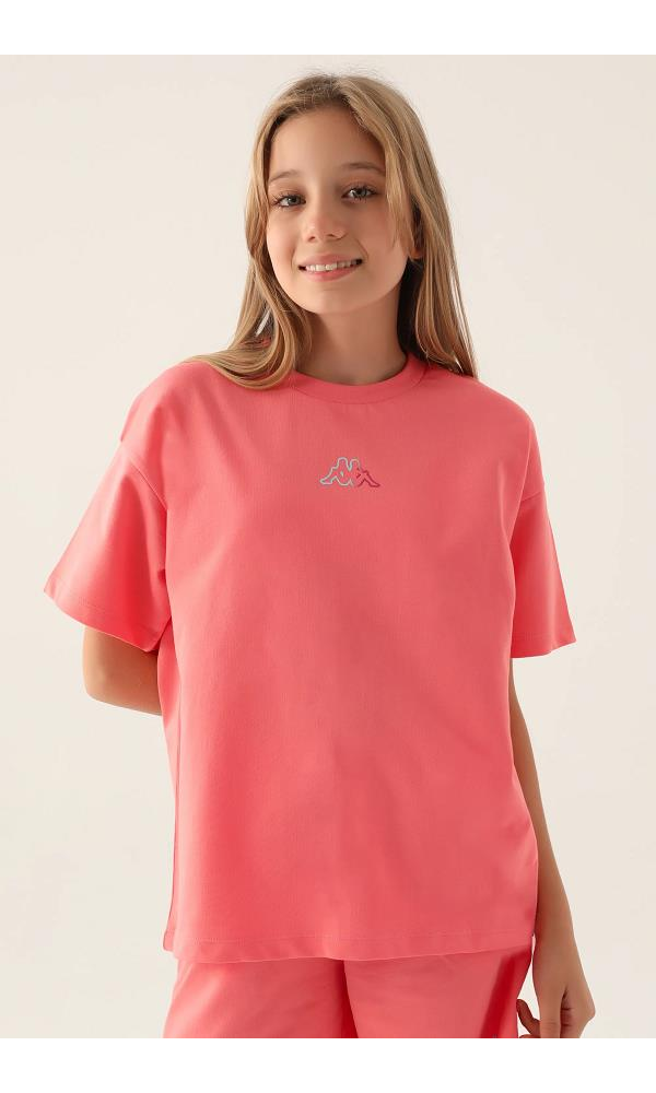 KAPPA 351X1HW  KIZ ÇOCUK T-SHIRT MAVİ