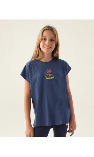 KAPPA 361T7TW KIZ ÇOCUK T-SHIRT LACİVERT