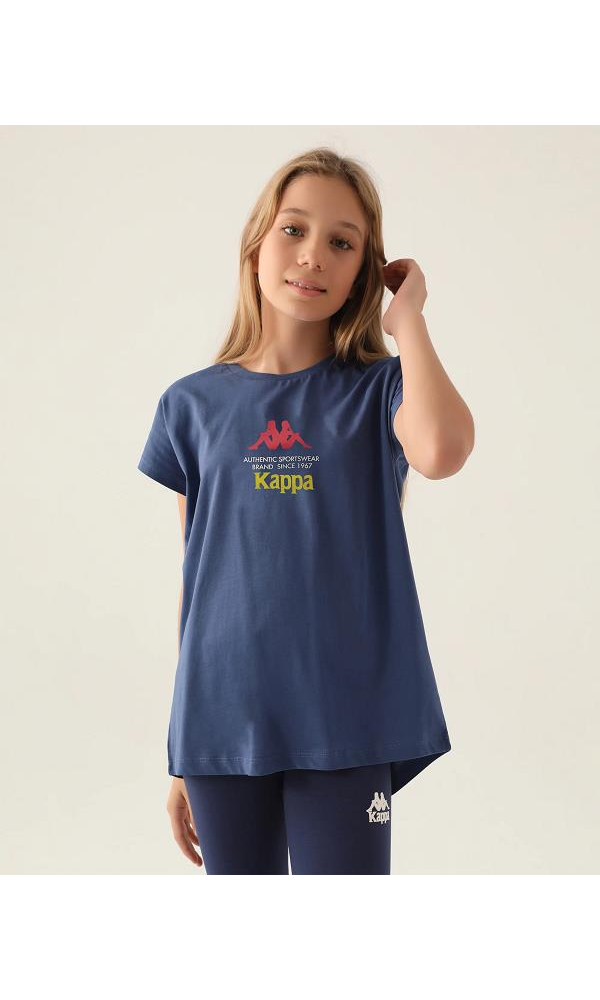 KAPPA 361T7TW KIZ ÇOCUK T-SHIRT LACİVERT