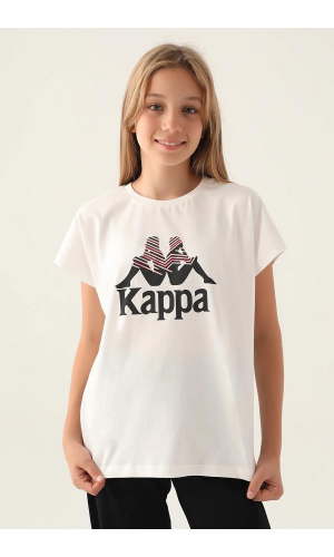 KAPPA 361T7VW KIZ ÇOCUK T-SHIRT KREM