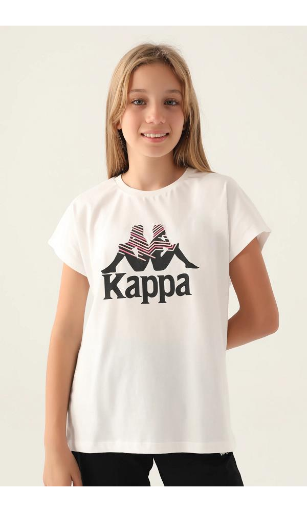KAPPA 361T7VW KIZ ÇOCUK T-SHIRT KREM
