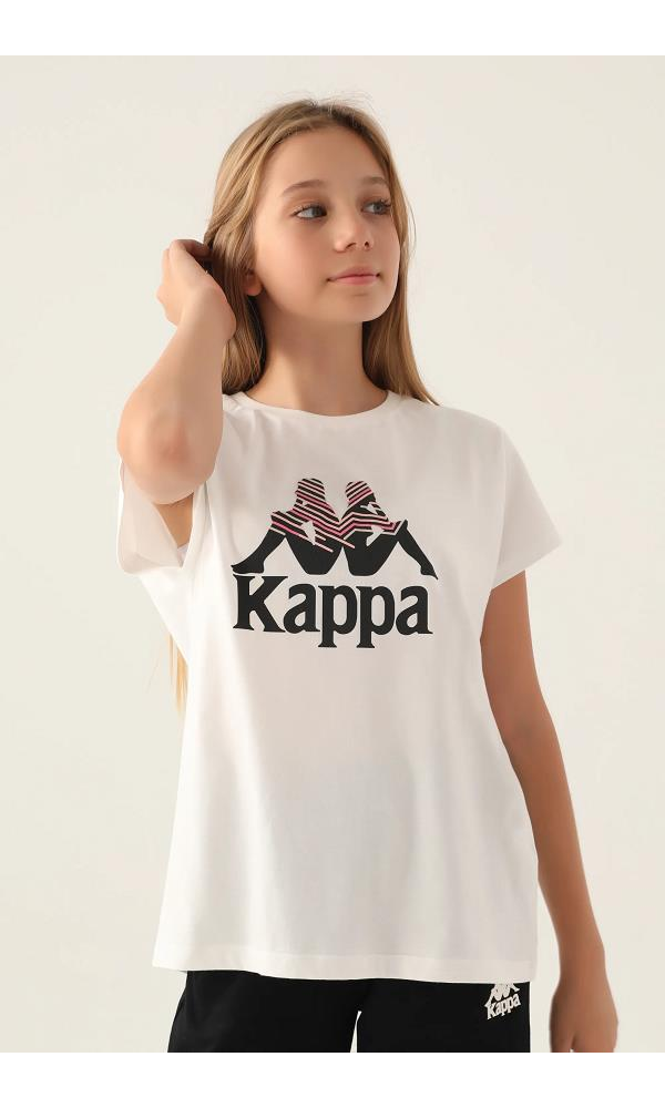 KAPPA 361T7VW KIZ ÇOCUK T-SHIRT KREM