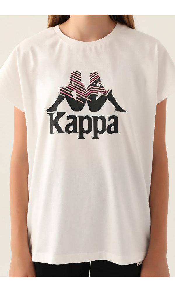 KAPPA 361T7VW KIZ ÇOCUK T-SHIRT KREM